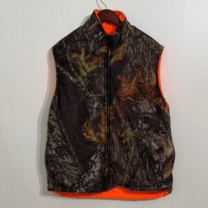 WOOLRICH Vintage 90's Real Tree Reversible Camo Vest Mens Medium Outdoor Hunting
